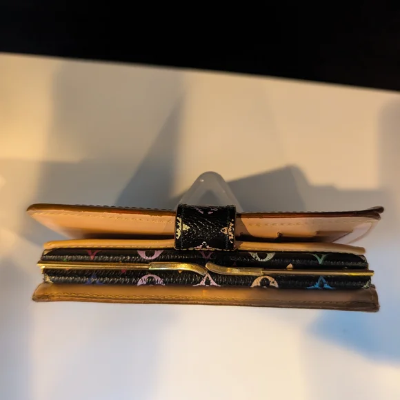 Vintage Louis Vuitton Murakami Porte-Monnaie Kisslock Wallet - Picture 4 of 12